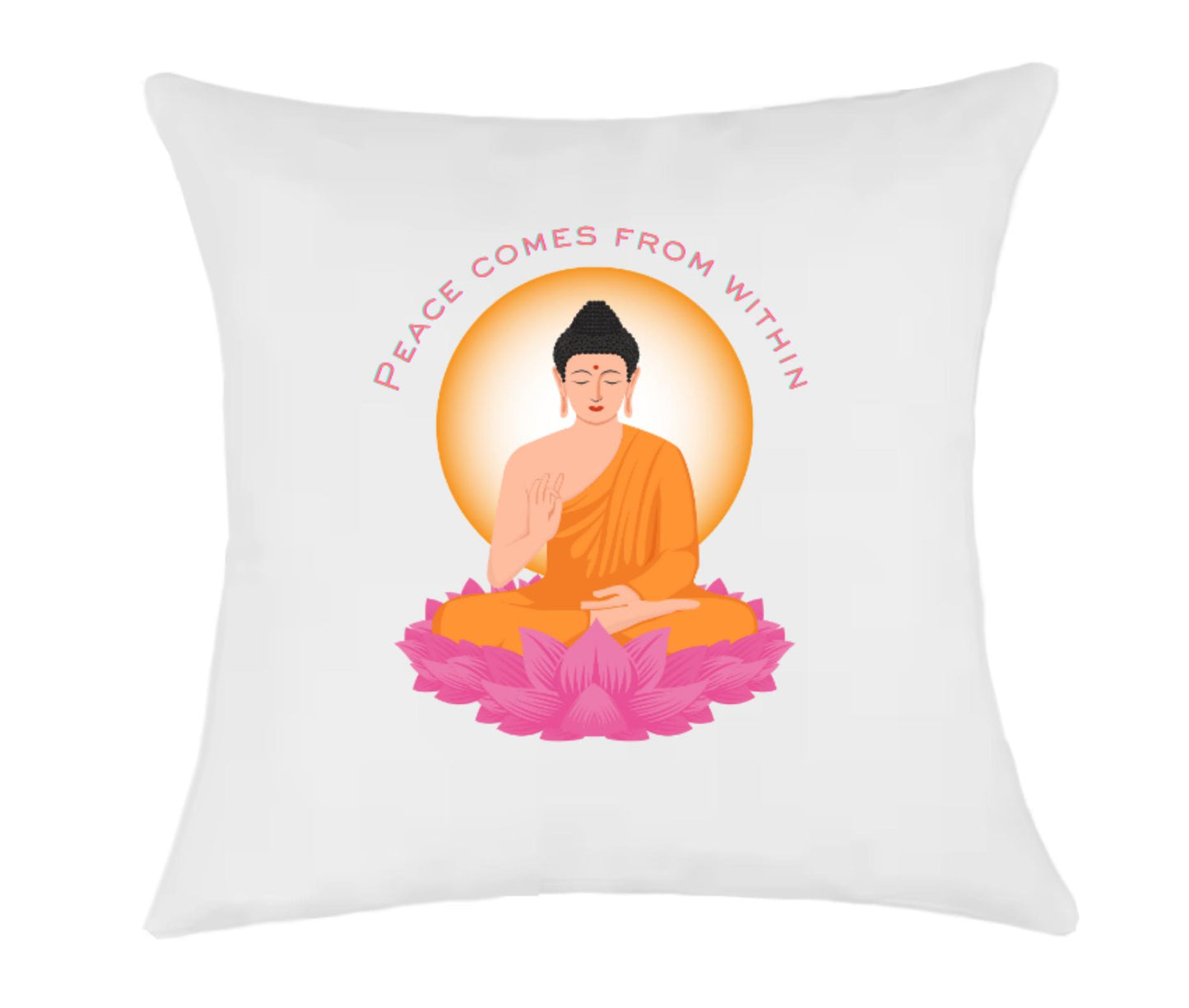 Peace Comes From Within Cushion Cover