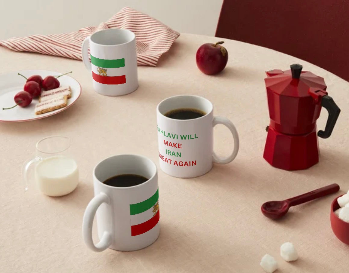 Make Iran Great Again with Iran's Lion & Sun Flag Mug