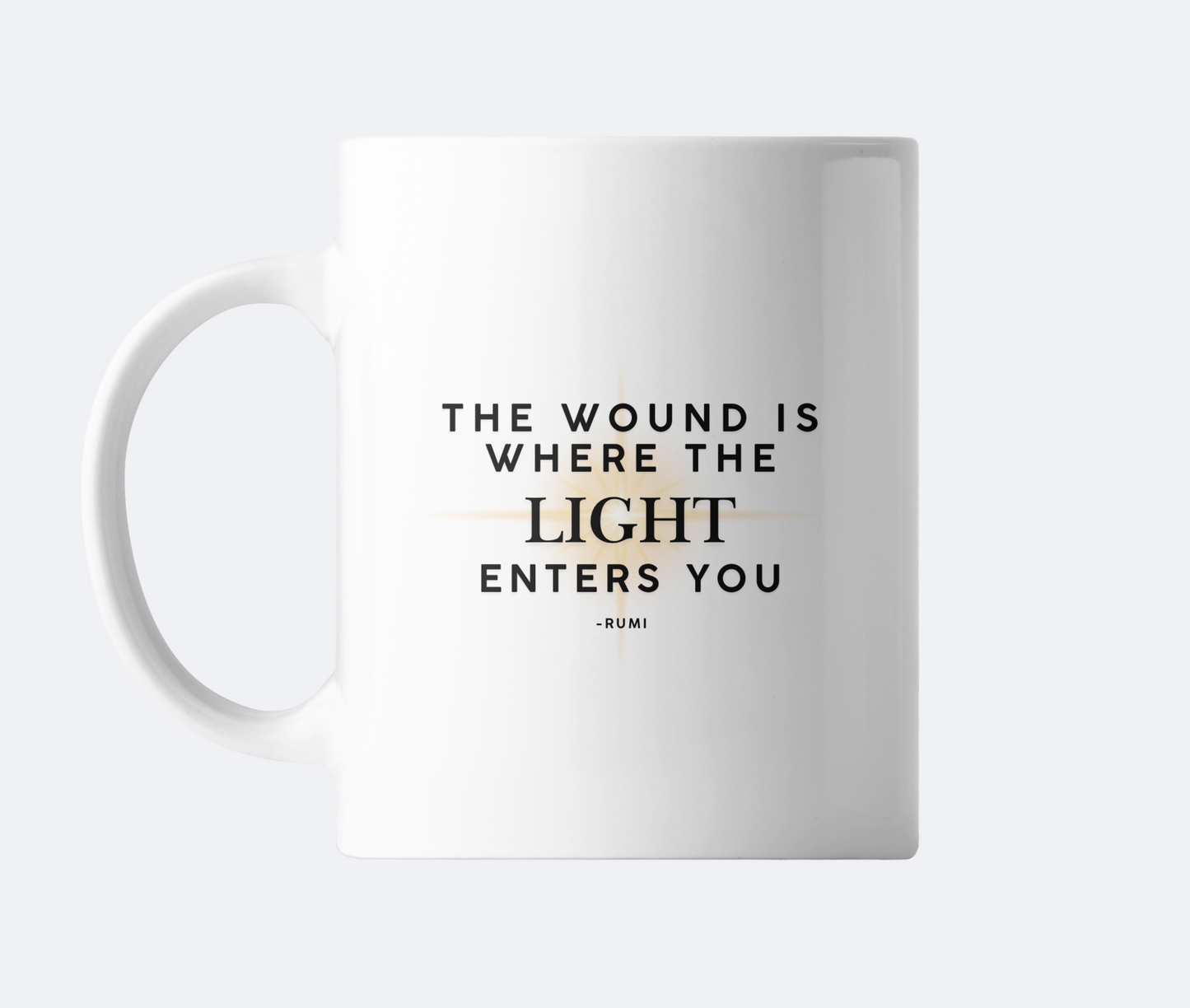 The Wound Is Where The Light Enters You Mug