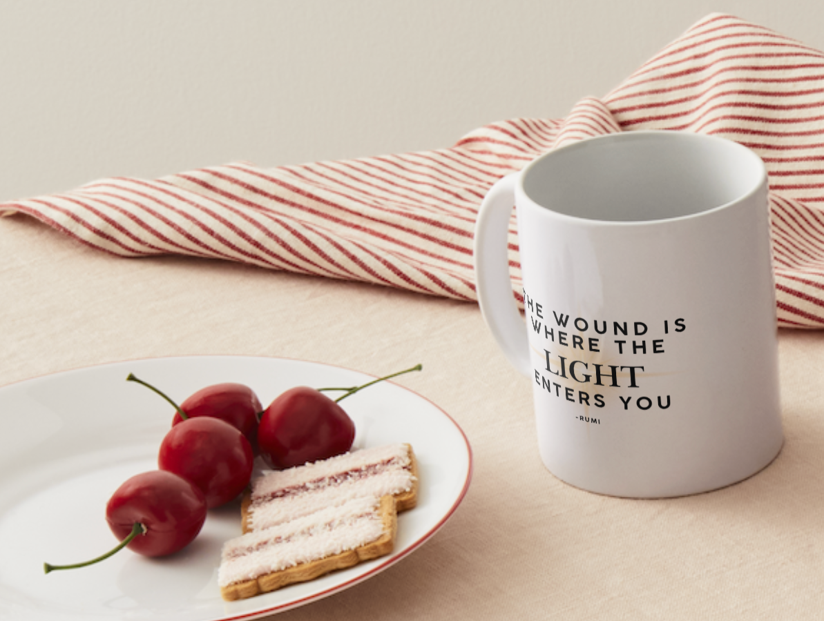 The Wound Is Where The Light Enters You Mug