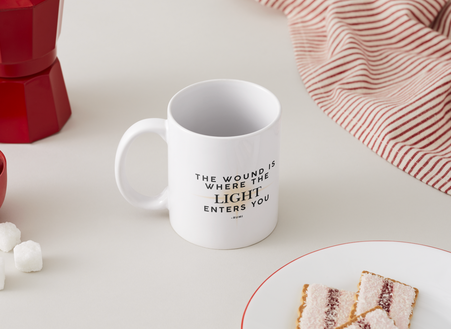 The Wound Is Where The Light Enters You Mug