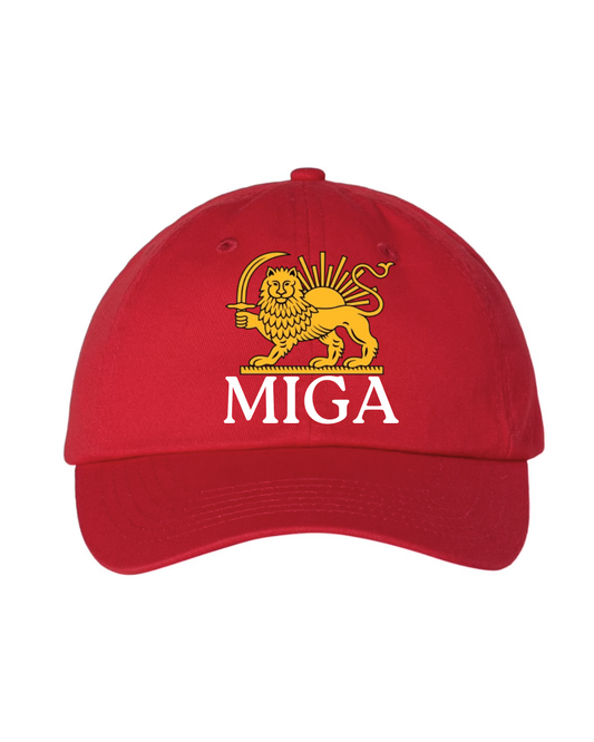 MIGA Iran's Lion & Sun Flag Cap