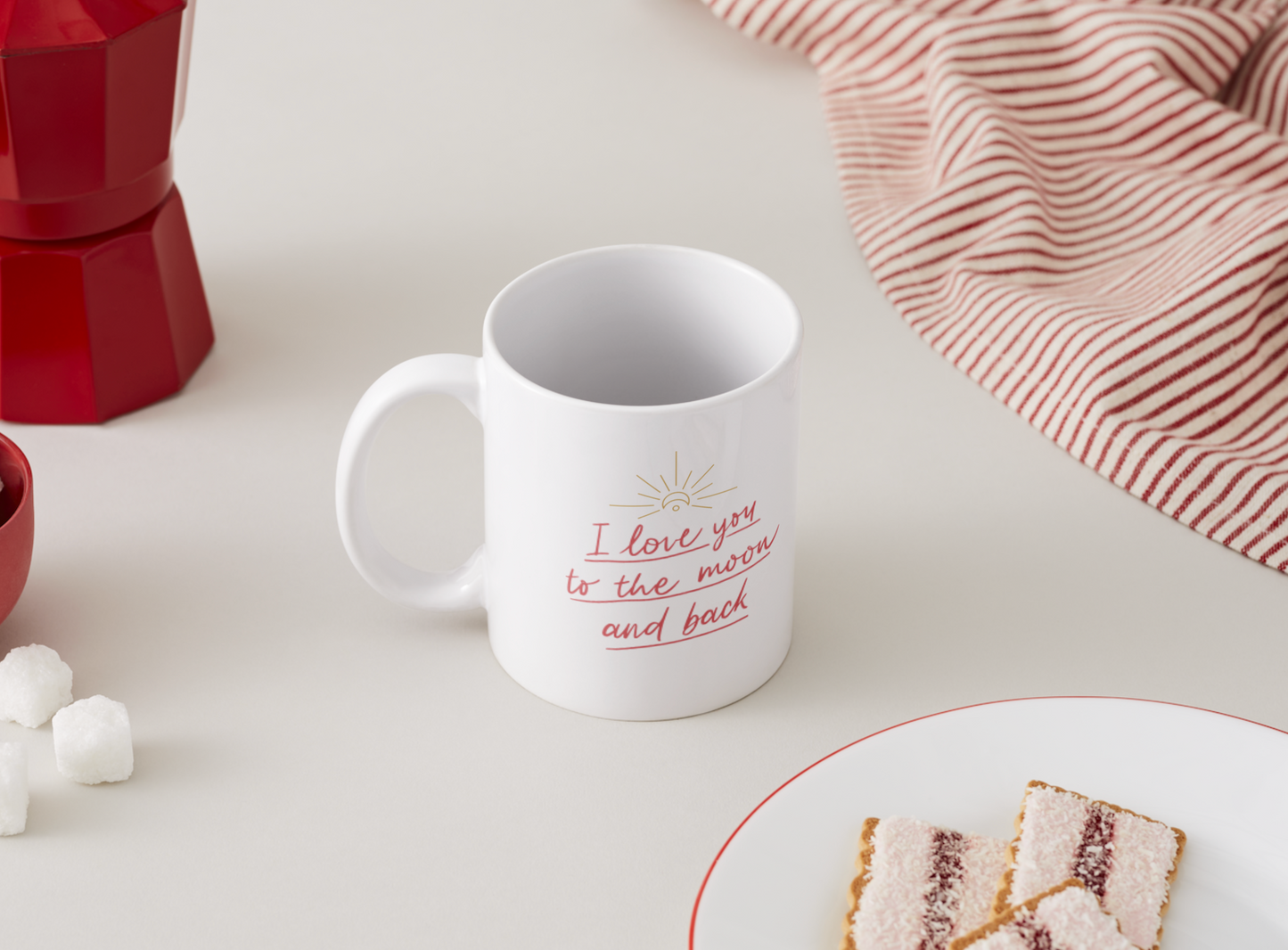 I Love You To The Moon Mug