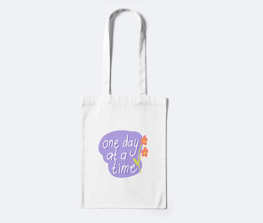 One Day at A Time Tote Bag