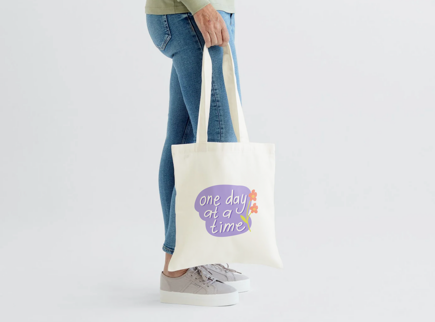 One Day at A Time Tote Bag
