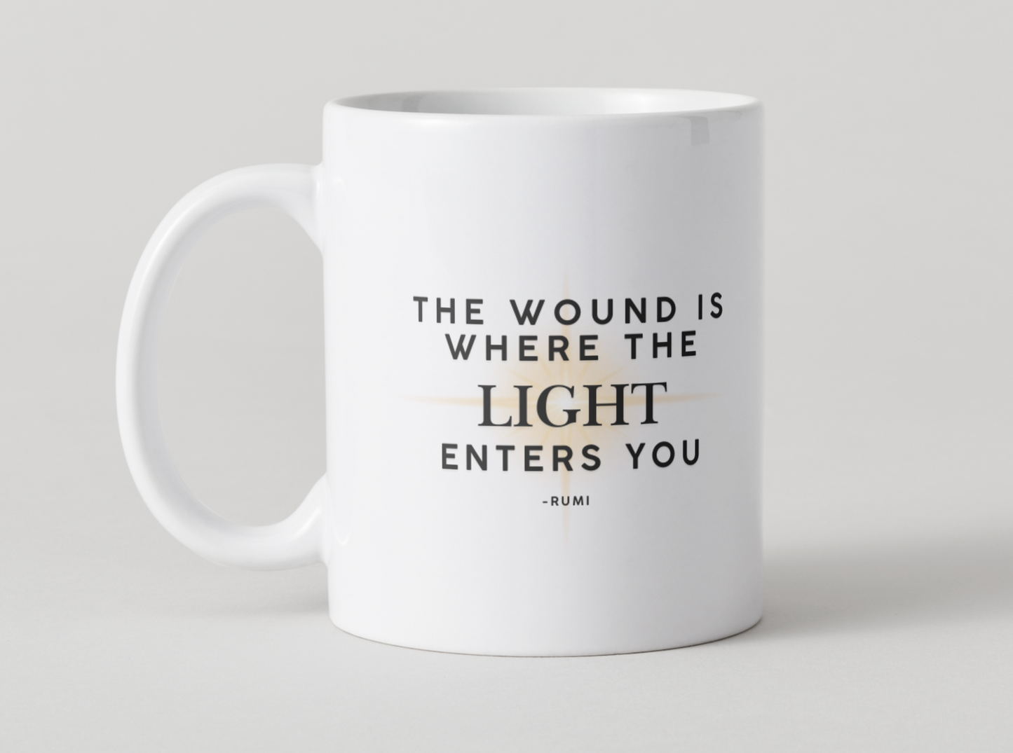 The Wound Is Where The Light Enters You Mug