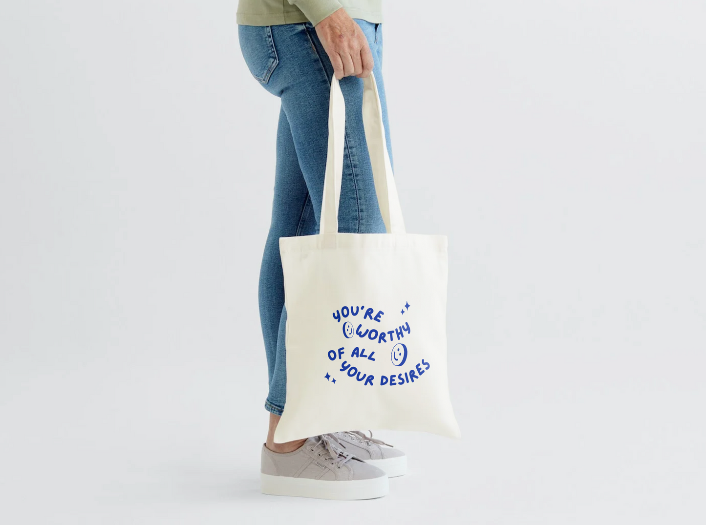 You Are Worthy Of All Your Desires Tote Bag